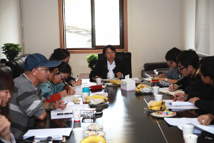 公司黨委副書記、紀委書記吳倩總結(jié)發(fā)言